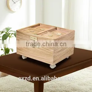 Custom Antique Design Wooden Rice Box for Sale thumbnail-1