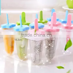 Star Shape Reusable Popsicle Molds Ice Pop Molds Maker, Set of 6, thumbnail-3