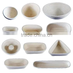 Oval Shape 100% Handmade Baguette Proofing Rattan Banneton Basket thumbnail-1