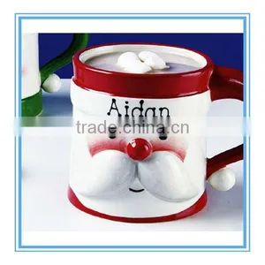 Christmas Ceramic Candle Holder in Cup Shape thumbnail-1