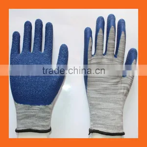 Textured Rubber Coated Nylon Knit Liner Garden Grip Gloves thumbnail-1