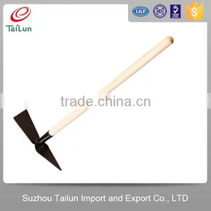 TaiLun Plastic Coated A3 Steel Wooden Handle Garden Hoe thumbnail-1