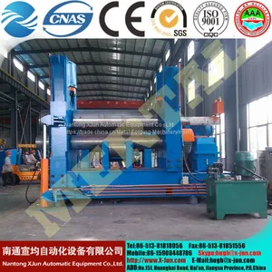 MCLW11 Mechanical Three Roller Plate Bending/rolling Machine Export Indonesia thumbnail-1