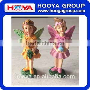 Set of 4 Resin Miniature Garden Fairy Figurine thumbnail-1
