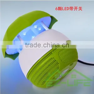 2017 Solar LED Light Lamp Insect Killer Electric Mosquito Zapper thumbnail-2