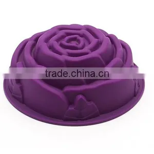 10133ose Shape Silicone Cake Mold thumbnail-3