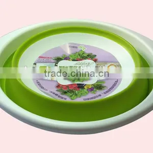 Silicone Collapsible Plastic Telescopic Folding Rice Colander thumbnail-3