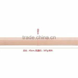 HUAYI Longer Beech Wood 17.7 Inches Long X1.8 Inch Thick Rolling Pin thumbnail-2