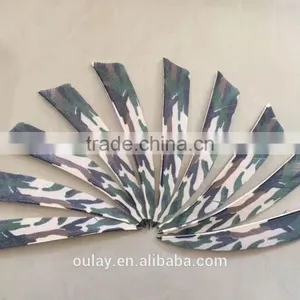 2017 Popular Fancy Arrow Vanes Fletchings For DIY Arrows --500PCS Can Custom thumbnail-2