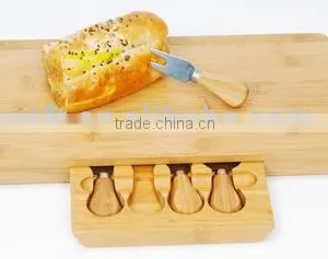 Cheese Knives With Bamboo Case #10817 thumbnail-1