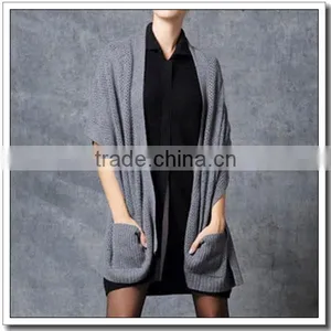 2014 New Products Pocket Knitted Cashmere Shawl thumbnail-1
