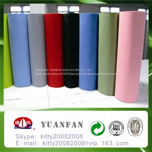 Good Quality of Plain 100% pp Non Woven Fabric thumbnail-3
