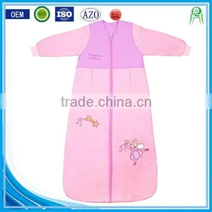 China Applique Wearable Organic Cotton Sleeping Bag Sale thumbnail-1