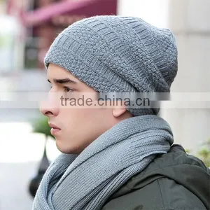 Hot Sale Winter Keep Warm Custom Wool Beanies Knit Beanie thumbnail-2