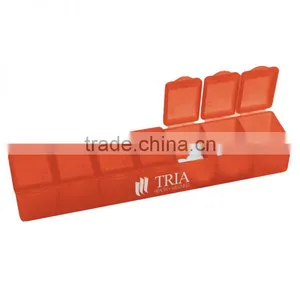 USA Made 7-Day Pill Dispenser - Great for Travellers, Holds a Week's Worth of Pills and Comes With Your Logo thumbnail-2