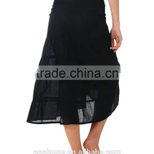 Glamorous Tie-up Design Soft Cotton Sarong Women Long Beach Sarong thumbnail-4