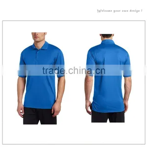 Wholesale Mens Custom Plain 100%Cotton Dry Fit Mens Golf Polo T-shirt thumbnail-1