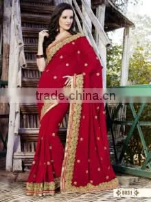 Attractive Party Wear Sarees SKU#17528 thumbnail-1