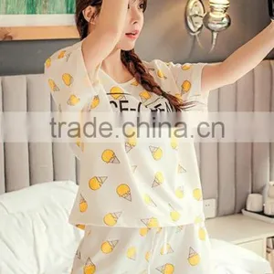 2016 New Summer Short-sleeved Cotton Cone Cartoon Ladies Pajamas Hot Style Factory Direct Sale thumbnail-5