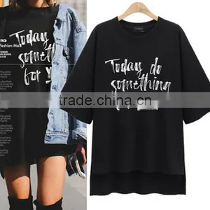 Europe and the United States Big Yards Loose Thin Half Sleeve Shirt Fat Younger Sister thumbnail-1