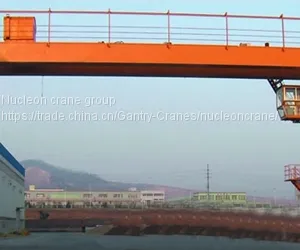 Hot Sell Semi Portal Gantry Crane With Electric Hoist thumbnail-1