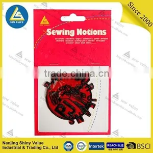 4pcs/set Printed Fabric Iron on Appliques, Small Owls thumbnail-4