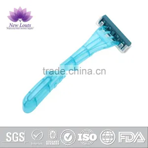 Waterproof Shaving Razor Plastic Twin Blade Shaving Razor thumbnail-2