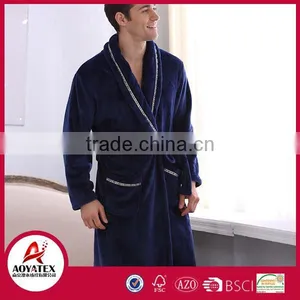 Factory Produce 100% Polyester High Quality Microfiber Bathrobe thumbnail-5