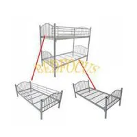 Wholesale KD Structure Metal Bunk Bed Bed-M-09 thumbnail-1