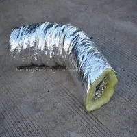 10kg/m3 Fiber Glass Wool Blanket Insulation for Flexible Duct Pipes thumbnail-1
