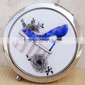 High Heel Shoe Compact Mirror Makeup X2 Magnification,DubaaFashion.com 2015 thumbnail-2