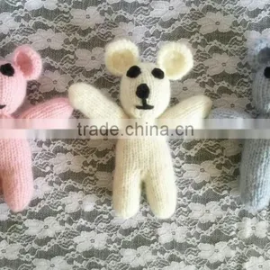 Crochet Baby Bear Hat and Toys Set Baby Bear Toys for Photography Props thumbnail-3
