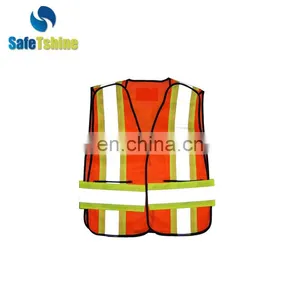 Hot Selling High Quality New Design Orange Safety Vest thumbnail-1