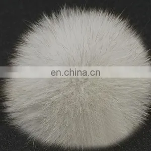 2016 Fashion Genuine Fox Fur Hat Accessory Pom Poms Wholesale Fur Ponpon thumbnail-5