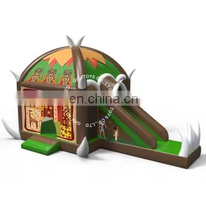 Inflatable Jump Slide for Kids, Inflatable Giant Slide for Sale, Jungle Bouncer With Slide thumbnail-1