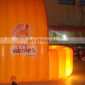 New Style Popular Led Light Used Inflatable Spray Booth for Sale thumbnail-1