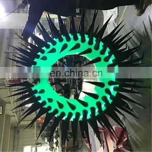 2m Diameter Inflatable Donuts With LED for Nightclub Decoration Sam yu 8629 thumbnail-1