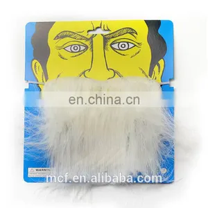 Party Holiday Funny Self Adhesive Black Fake Artificial Beard Mustache for Halloween Wholesale MOU-2478 thumbnail-6