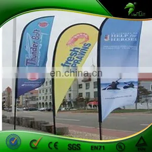 2015 Outdoor Feather Flag for Silk Screen Print/ Advertising Beach Flag thumbnail-1