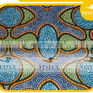 New Design 100% Cotton Wax Print Fabric for Africa Market Season Real Wax thumbnail-3