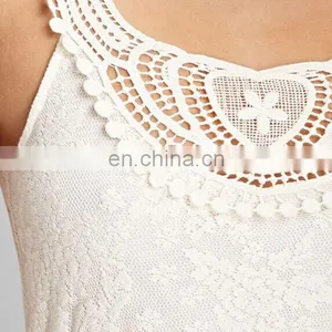 China Supplier Ladies Fashion New Crop Tops With Embroidery thumbnail-6