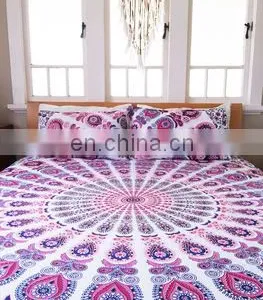 Indian Cotton Mandala Designer Quilt Cover Doona Cover Bedding Quilt Cover Comferter thumbnail-1