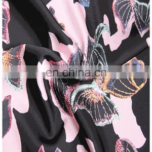 Wholesale Custom-Made Printed 60*60 90*88 Rayon Plain Fabric For Garment thumbnail-1