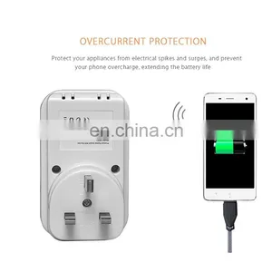 Pop Socket Phone Automation Wireless Smart WiFi Socke Smartphone UK Plug Electrical Switch Sockets thumbnail-3