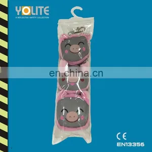 Reflective Plush Toys Pig Hanger Padding Keychain thumbnail-1