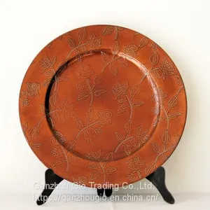 Plastic Charger Plate,christmas Decoration Plate Charger Plate Made in China YF-60571 thumbnail-3