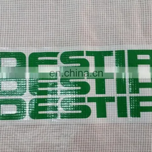 PE Scaffolding With Logo Printing, Roll Type, Pre-punching Holes, Webbing Reinforced Band thumbnail-2