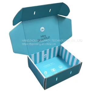 Full Color Print E or F Flute Corrugated Paper Packaging Boxes thumbnail-1