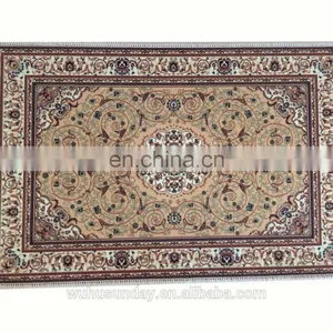 PRINTED SHORT PLUSH MAT - PERSIAN/PRAYER PATTERN DESIGN thumbnail-2