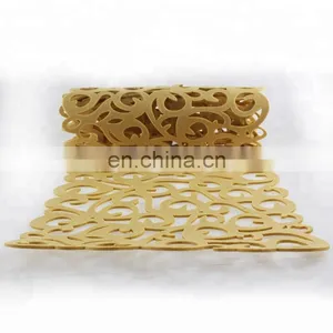 Customized Style and Size 3mm Laser Cut Felt Table Mat With Various Colors thumbnail-6
